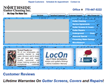 Tablet Screenshot of northsidegutter.com